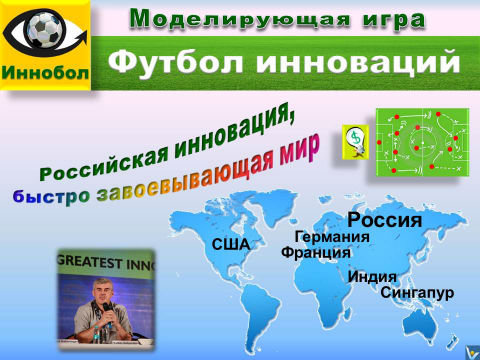 Футбол инноваций - российская инновация, быстро завоевывающая мир